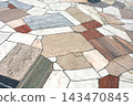 Colorful cobblestone 143470845