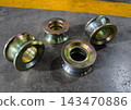The CNC Metal Industrial Pulley Rollers 143470886