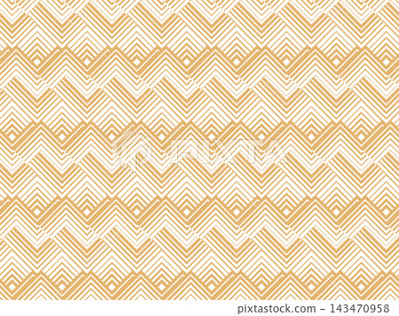 Abstract geometric pattern. A seamless vector background. White and golden ornament. Graphic modern pattern. Simple lattice graphic design 143470958