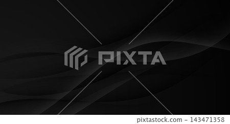 Modern abstract vector design with a black background and luxurious elements. Modern abstract vector design with a black background and luxurious elements. 143471358