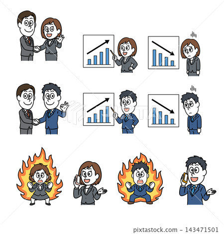 Businessperson Pose Set 3 Businessperson Pose Set 3 143471501