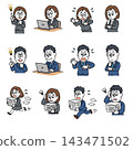 Businessperson Pose Set 4 143471502