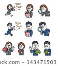 Businessperson Pose Set 5 143471503