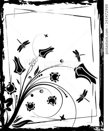 Floral frame Floral frame 143472999