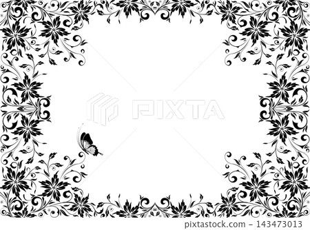 Flower frame Flower frame 143473013