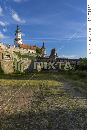 Nove Mesto nad Metuji castle architecture connecting bridge Nove Mesto nad Metuji castle architecture connecting bridge 143475483