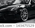 A glossy black Boxster Spyder 143475529