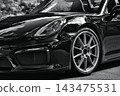 A glossy black Boxster Spyder 143475531