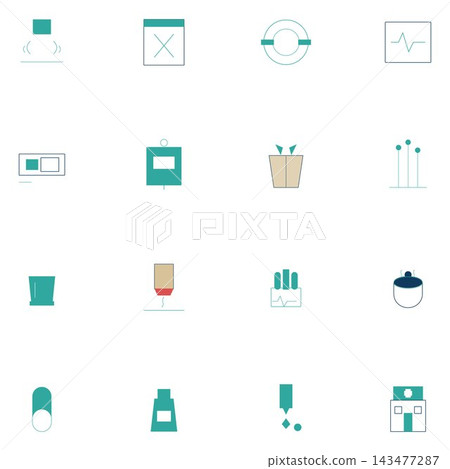 Medical and Healthcare Icon Set 143477287