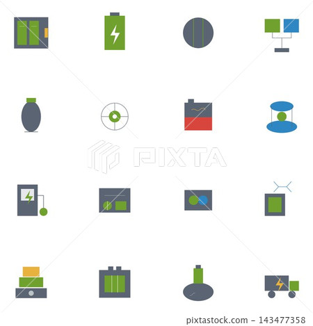 Energy and Power Icons Set Energy and Power Icons Set 143477358