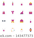 Fashion and Beauty Icons Set 143477373