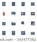 Document and Office Icon Set 143477382