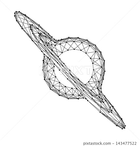 space object black hole wormhole from abstract futuristic polygonal black lines and dots space object black hole wormhole from abstract futuristic polygonal black lines and dots 143477522