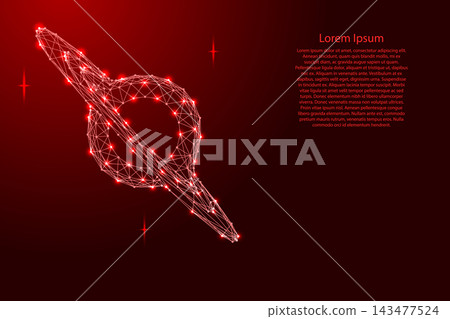 space object black hole wormhole from futuristic polygonal red lines and glowing stars for banner, poster, greeting card space object black hole wormhole from futuristic polygonal red lines and glowing stars for banner, poster, greeting card 143477524