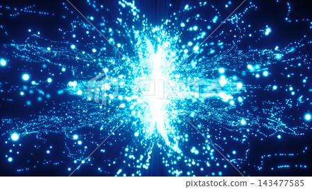 A background with a dynamic, exploding blue particle effect. A background with a dynamic, exploding blue particle effect. 143477585