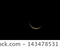 moon floating in the night sky 143478531