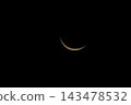 moon floating in the night sky 143478532