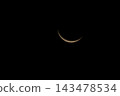 moon floating in the night sky 143478534
