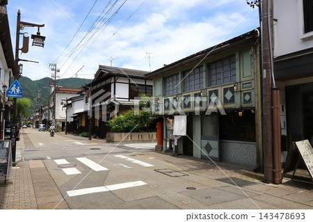 The old townscape of Hida Furukawa, Hida, Gifu The old townscape of Hida Furukawa, Hida, Gifu 143478693