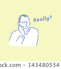 Stylish illustration of a person 143480534