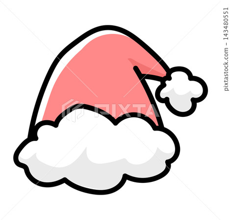 Hand-painted Santa hat (simple) Hand-painted Santa hat (simple) 143480551