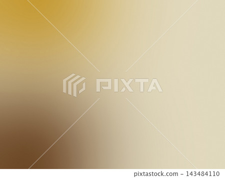 Ivory cream background with warm ochre and dark chocolate brown 143484110