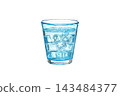 Refreshing Cold Water With Ice 143484377