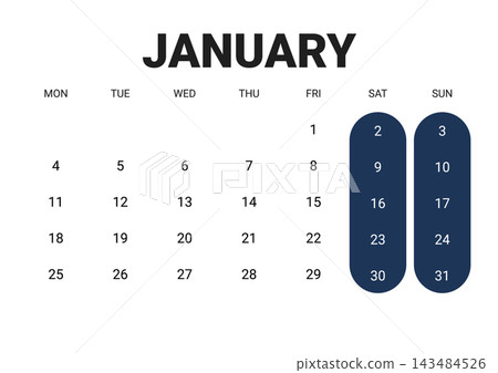 January 2027 English Monochrome Minimalist Monthly Desk Planner Scandinavian Wal January 2027 English Monochrome Minimalist Monthly Desk Planner Scandinavian Wal 143484526