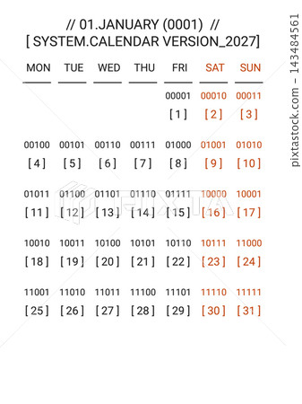 January 2027 English Clean Developer Monthly Calendar Sheet Minimalist Code Styl January 2027 English Clean Developer Monthly Calendar Sheet Minimalist Code Styl 143484561