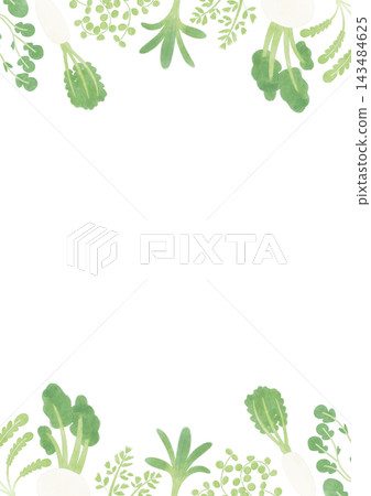Watercolor-style background image of the seven spring herbs. Watercolor-style background image of the seven spring herbs. 143484625