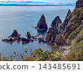 A spectacular ocean view from Charatsunai Observatory in Muroran City, Hokkaido. A spectacular ocean view from Charatsunai Observatory in Muroran City, Hokkaido. 143485691