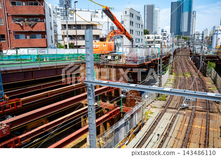 東京雜司谷:都電荒川線及地下隧道建設,2026年7月,c-1 東京雜司谷:都電荒川線及地下隧道建設,2026年7月,c-1 143486110