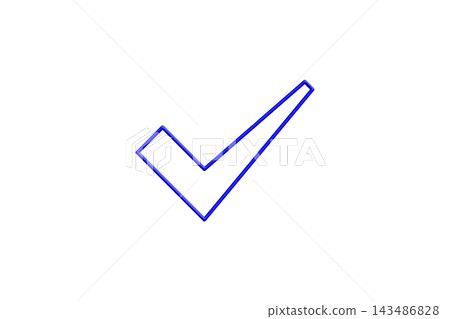 Check mark icon conveying approval, success, completion, correctness, validation and confirmation for business, web and graphic design use Check mark icon conveying approval, success, completion, correctness, validation and confirmation for business, web and graphic design use 143486828