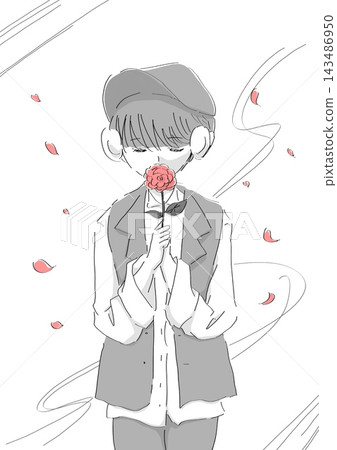 Thoughts on a single rose Thoughts on a single rose 143486950