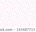 Pale pink background pattern with beautiful flower petal design 143487713