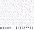Purple pastel background pattern with polka dots. 143487714