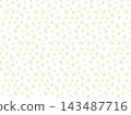 Beige and yellow background pattern with polka dots. 143487716