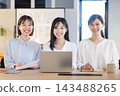 在辦公室工作的女商人 143488265