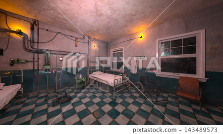 Abandoned Hospital Room Abandoned Hospital Room 143489573