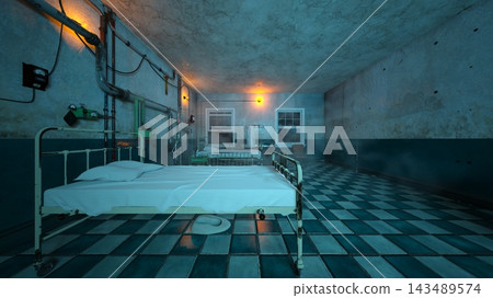Abandoned Hospital Room Abandoned Hospital Room 143489574