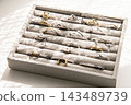 Jewelry in a jewelry box 143489739