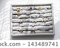 Jewelry in a jewelry box 143489741