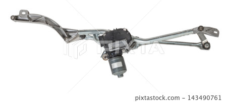 Wiper mechanism with electric motor - with a reducer that returns the brushes to their place, as well as the levers and the brushes themselves, operate with a washer that provides water to the glass Wiper mechanism with electric motor - with a reducer that returns the brushes to their place, as well as the levers and the brushes themselves, operate with a washer that provides water to the glass 143490761