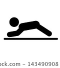 Pictograms for rehabilitation in nursing care facilities: Mat exercises and core training 143490908