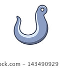 crane hook vector element design 143490929