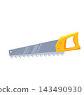 hand saw vector element design 143490930
