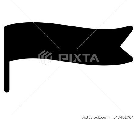 Simple flag icon illustration Simple flag icon illustration 143491704