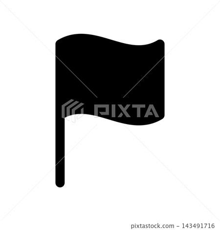 Simple flag icon illustration Simple flag icon illustration 143491716