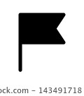 Simple flag icon illustration 143491718