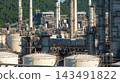 Oil and Gas refinery petrochemical plant industrial, Aerial view oil refinery, Refinery plant, Refinery factory. 143491822